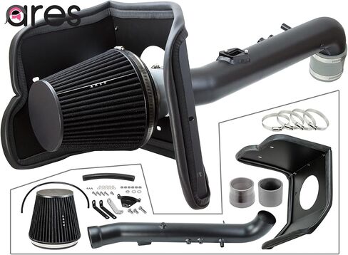 Ares BLACK 2005-2020 Compatible With Tacoma 2.7L L4 Heat Shield Cold Air Intake Kit+Filter in Saudi Arabia