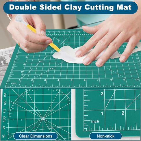 26pcs Polymer Clay Tools Set, Sculpting Tools with Acrylic Rolling Pin, Dotting Tool, Detail Needle & Cutting Tool, Complete DIY Clay Kit for Jewelry Earring Pottery Crafts in Saudi Arabia