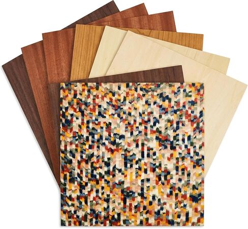 12 Boards of 11.8"x 11.8", 3mm Basswood Sheets 1/8 (Balsa Planks), Glowforge Ready, Unfinished | for Laser Engraving, CNC, Wood Burning, Router, Scroll Saw. by Speed Snails in Saudi Arabia