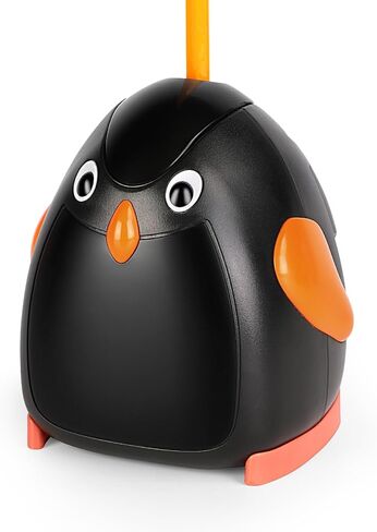مبراة قلم رصاص تعمل بالبطارية من Penguin، لاسلكية، محمولة، قرطاسية مكتبية مستوحاة من الحيوانات للمكتب والاستوديو المنزلي in Kuwait