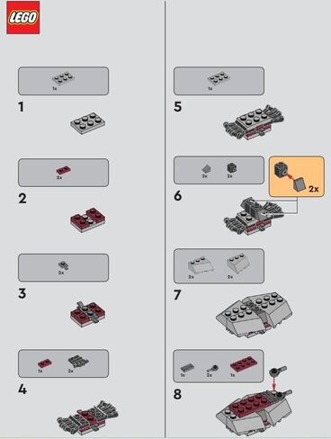 Star Wars AT-TE Paper Pack by Lego in Saudi Arabia