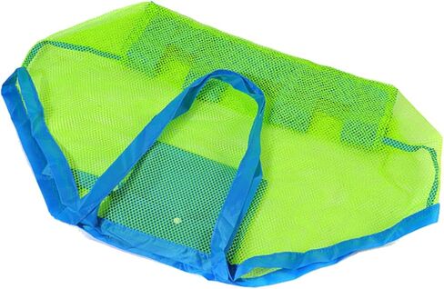 Large Mesh Beach Bags Tote Bag Sand Foldable Sea Shell Bag,Toy Storage Bag,Beach Bags for Kids Girls Boys Family Travel, Grocery in Saudi Arabia