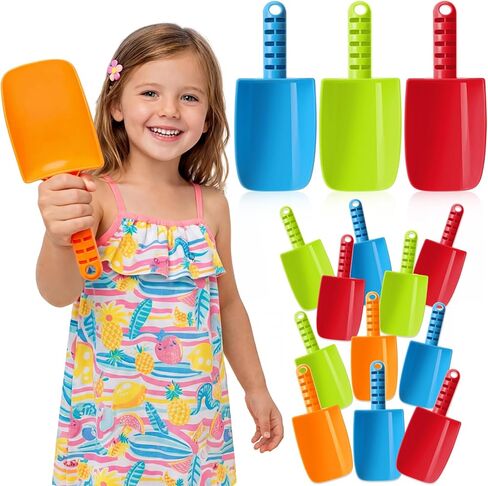 15 Pack Beach Shovels for Kids Bulk, 8 Inch Sand Shovels Toys, Heavy Duty Plastic Beach Sand Toys for Toddlers Kids Outdoor Digging Sandbox Play Planting or Snow in Saudi Arabia
