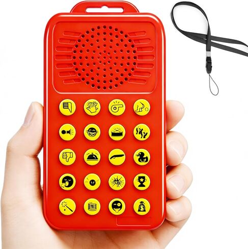 20 Hilarious Sound Effects Machine - Fart Noise Machine - Novelty Toys, Boys and Girls Prank Gifts for Kids 3 4 5 6 7 8 9 10 Years Old - Fun Boys Toys Cool Gadgets for Teens Gift (Batteries Included) in Saudi Arabia