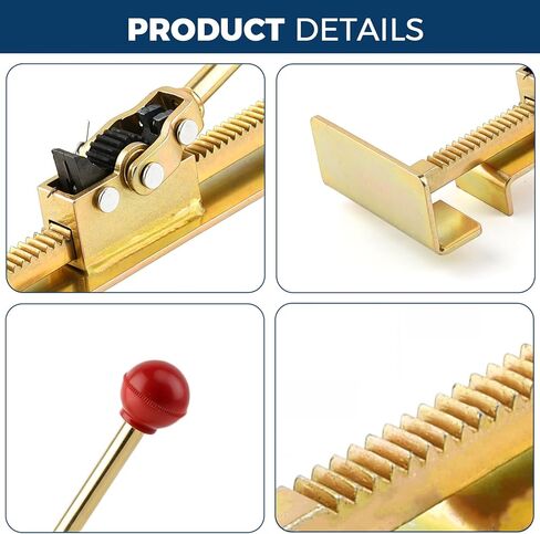 2PCS Hardwood Flooring Jack,Professional Ratcheting Flooring Jack and Positioning Tool for Straighten and Installing Hardwood,Laminate,Engineered Wood Floors in Saudi Arabia