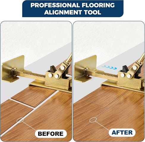 2PCS Hardwood Flooring Jack,Professional Ratcheting Flooring Jack and Positioning Tool for Straighten and Installing Hardwood,Laminate,Engineered Wood Floors in Saudi Arabia