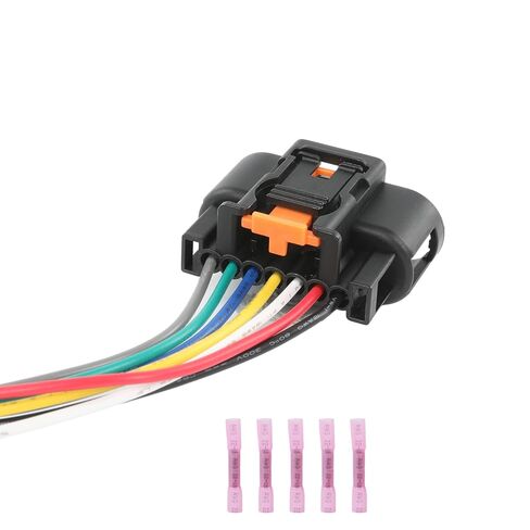 7-Way/Pin الإشعال لفائف موصل الاستشعار المقبس إصلاح الأسلاك تسخير السيارات مقاوم للماء التوصيل ضفيرة لشيفي كروز 1.4L و 1.4L توربو 2011-2016 استبدال 13355825 19300475 19300958 in Kuwait