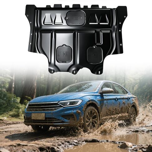 Front Skid Plate for VW Jetta 2019 2020 2021 2022 2023 2024 Engine Splash Shield Heavy Duty, Impact Resistant Engine Guard Cover for Jetta GLI 2019-2023 Underbody Guard Plate w/Screw Hardware in Saudi Arabia