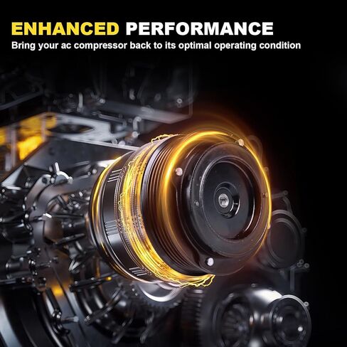 طقم قابض ضاغط التيار المتردد CO11357C متوافق مع 2013-2019 Ford Explorer وFlex وTaurus وPolice Interceptor Sedan وPolice Interceptor Utility وLincoln MKZ وMKS وMKT وContinental in Kuwait