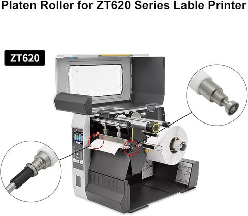 Platen Roller for Zebra ZT620 Thermal Label Printer,203dpi,300dpi,Replacement Part,P/N:P1083320-033 in Saudi Arabia