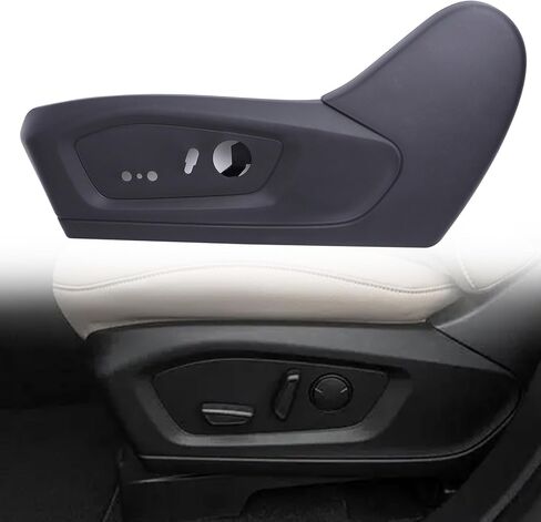 MB5Z-7862187-EC Driver Seat Side Track Cover, Driver Seat Trim Panel Compatible with Ford Explorer 2020 2021 2022 2023 Front Left Seat Cushion Outer Shield Cover Replaces MB5Z7862187EC Black in Saudi Arabia
