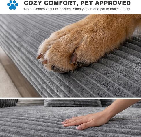 FUANGUI 2 Pack Waterproof Couch Cover for Sectional Sofa, Washable Pet Couch Covers for Dogs, Non Slip 2 PCS L Shaped Sofa Slipcover, Sofa Covers for 3 Cushion Couch Sofa Pet Friendly in Saudi Arabia