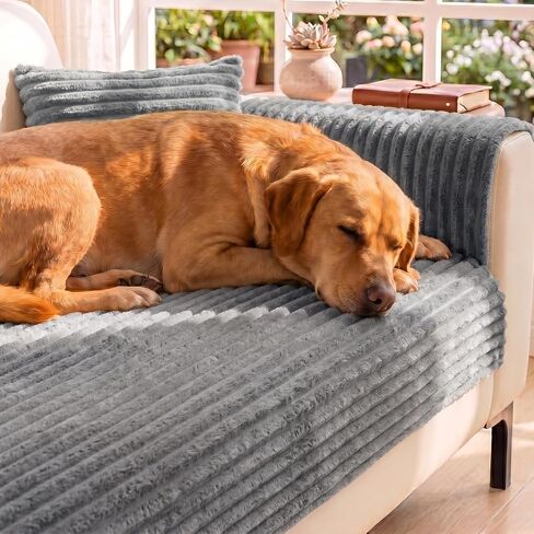 FUANGUI 2 Pack Waterproof Couch Cover for Sectional Sofa, Washable Pet Couch Covers for Dogs, Non Slip 2 PCS L Shaped Sofa Slipcover, Sofa Covers for 3 Cushion Couch Sofa Pet Friendly in Saudi Arabia