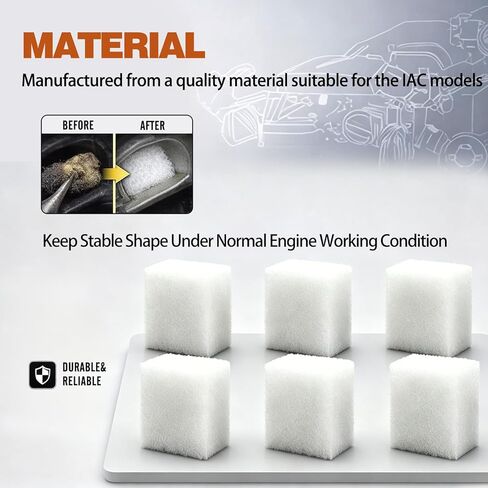 YunGlee IAC Muffler Replacement, Idle Air Control Muffler Compatible with MerCruiser EFI & MPI Engines (Replaces 35 863829) (6) in Saudi Arabia