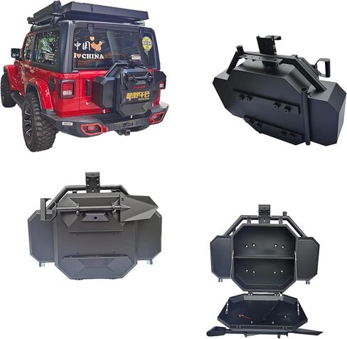 off-road vehicle equipment-304 stainless steel storage tank, water storage tank, shovel and other multi-functional off-road equipment, suitable for jeep Wrangler JK, JL models in Saudi Arabia