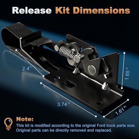 Rear Seat Release Kit, Compatible with 2009–2025 Ford F-150 F-250 F-350 F-450 & Raptor SuperCab SuperCrew, Pre-Assembled Rear Seat Release Lever, Maximize Vehicle Storage Space in Saudi Arabia