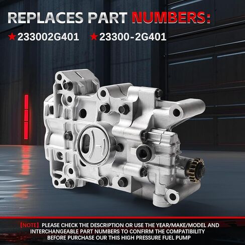 19 Teeth Engine Oil Pump Shaft Balance Assembly Compatible with Hyundai Sonata 2.4L 2015-2017, Tucson 2.4L 2015-2019, Santa Fe Sport 2016-2018, for Kia Sorento 2015-2018#23300-2G401 233002G401 in Saudi Arabia