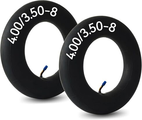 3.50-8 Inner Tube with TR87 Bent Valve Stem Replacement for 3.50-8 3.00-8 3.5-8 3.0-8 300-8 350-8 for Wheelbarrow Wheel, Lawn Mowers, Cart Wheel, Garden Cart, Wagons - 2 Pack in Saudi Arabia
