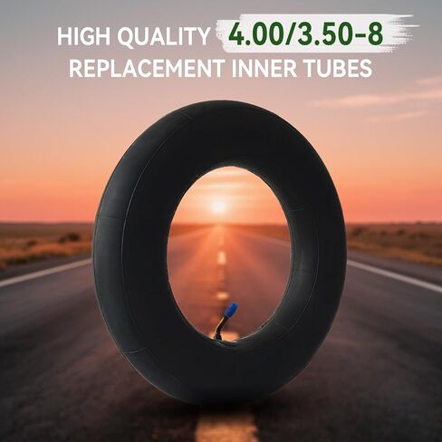 3.50-8 Inner Tube with TR87 Bent Valve Stem Replacement for 3.50-8 3.00-8 3.5-8 3.0-8 300-8 350-8 for Wheelbarrow Wheel, Lawn Mowers, Cart Wheel, Garden Cart, Wagons - 2 Pack in Saudi Arabia