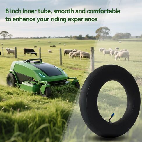 3.50-8 Inner Tube with TR87 Bent Valve Stem Replacement for 3.50-8 3.00-8 3.5-8 3.0-8 300-8 350-8 for Wheelbarrow Wheel, Lawn Mowers, Cart Wheel, Garden Cart, Wagons - 2 Pack in Saudi Arabia