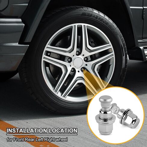 4 Pcs 37mm M12x1.5 Wheel Lug Stud Nut Set Compatible with Toyota Avalon Camry Corolla Tacoma 4Runner Highlander RAV4 Prius Venza Yaris Sienna Lexus CT200h IS350 ES300 RC200t RX350 in Kuwait
