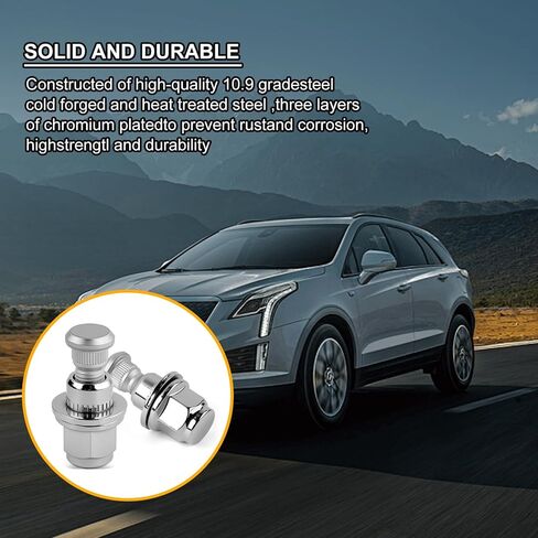 4 Pcs 37mm M12x1.5 Wheel Lug Stud Nut Set Compatible with Toyota Avalon Camry Corolla Tacoma 4Runner Highlander RAV4 Prius Venza Yaris Sienna Lexus CT200h IS350 ES300 RC200t RX350 in Kuwait