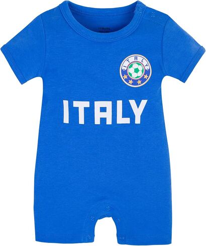 Cnins Sports Fan Baby Outfits 0-24M | Soccer Themed Newborn Infant Bodysuit Rompers | Football Clothes for Toddlers in Saudi Arabia
