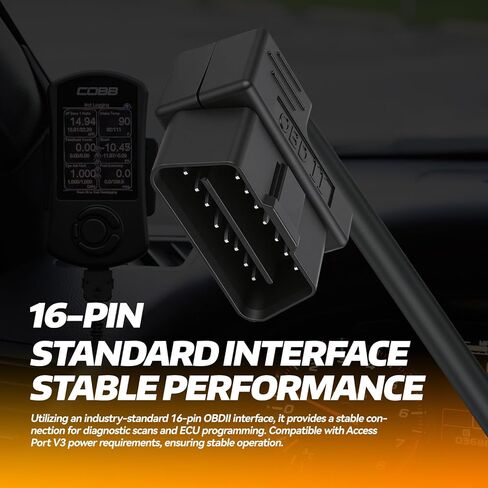 كابل منفذ الوصول obd2 obdii متوافق مع الحبل v3 sub-aru ford vw wrx sti focus evo bmw، يناسب جميع السيارات التي تستخدم منافذ الوصول v3 in Kuwait