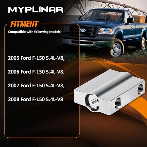 7L3Z7H322A صمام تبريد زيت ناقل الحركة الأوتوماتيكي، متوافق مع 2005-2008 Ford F-150 5.4L-V8، صمام ترموستات للتحكم في سائل خط التبريد in Kuwait