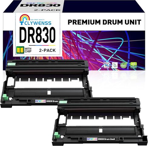 DR830 Drum Unit Replacement for Brother DR830 DR-830 for DCP-L2640DW HL-L2460DW HL-L2405W HL-L2480DW MFC-L2820DW MFC-L2760DW MFC-L2900DW Printer (Drum Only, 2-Pack) in Saudi Arabia