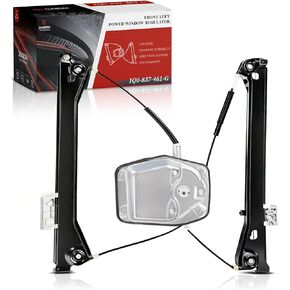 Front Left Driver Power Window Regulator Compatible with VW Volkswagen Eos 2008-2016, Replace# 1Q0-837-461-G, 1Q0837461G in Saudi Arabia