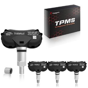 315 ميجا هرتز TPMS، مستشعر ضغط الإطارات المبرمج مسبقًا مناسب لسيارة Honda Civic (2005-2014)، Odyssey (2011-2020)، Fit (2009-2014)، Element (2009-2011)، Insight (2009-2022) (4 قطع) in Kuwait