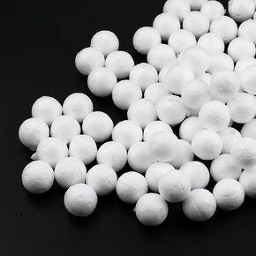 100-Pack Craft Foam Balls - 0.6IN White Polystyrene Round Craft Balls for Arts and Crafts - DIY Craft for Home, Wedding, Home Centerpieces, Supplies School Craft Project and Holiday Party in Kuwait