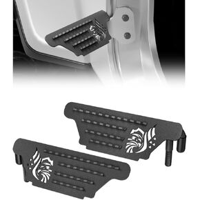 unionlux Fit for Jeep Foot Pegs Doors Off, Upgraded Heavy Duty Single Sided Anti-Slip Raised Texture 120° Foot Pegs fit for Jeep Wrangler Accessories&Jeep Gladiator Accessories 2007-2025 in Saudi Arabia
