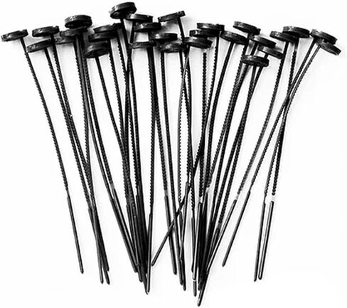 Quick Button Fastening Tool, No-Sew Button Fastening Tool, No-Sew Button (Black, 30 Pieces) Button attacher Tool no sew, standard in Saudi Arabia