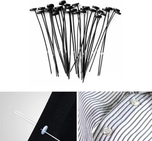 Quick Button Fastening Tool, No-Sew Button Fastening Tool, No-Sew Button (Black, 30 Pieces) Button attacher Tool no sew, standard in Saudi Arabia