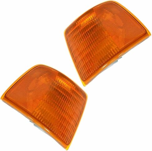 Corner Parking Turn Signal Lamp Left & Right Set for Ford for Ranger Sport 93 97 & STX/Splash/XL/XLT 93-97 2pcs FO2520118 LHT05230, Direct Replacement in Saudi Arabia