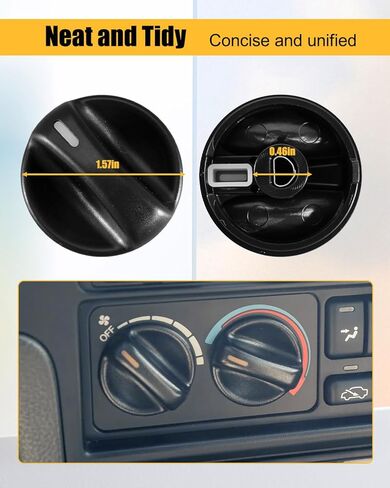 2 Pcs 79581-SV4-A01 Air Control Heater Fan Switch Knob Fit for Honda Accord Specific Models in Saudi Arabia