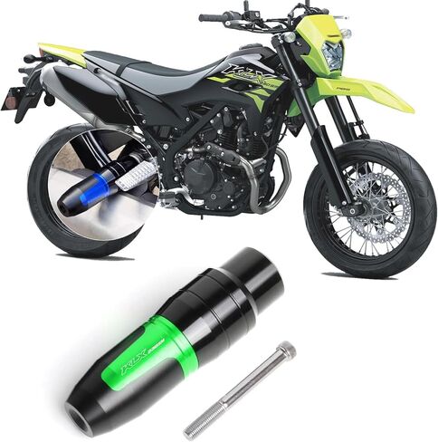 مناسب لدراجة نارية KLX230SM klx230sm إطار دراجة نارية مضاد للتصادمات صندوق محرك منزلق مضاد للسقوط قضيب عادم ملحقات الدراجة النارية (B، أسود) in Kuwait