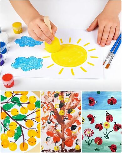 10 Pack Painting Supplies Kit, Acrylic Paint Set with Canvas Boards, Easels, Brushes & Paint Trays, Sip and Paint Art Kit for Party, Craft Class and Group Painting Sets in Saudi Arabia