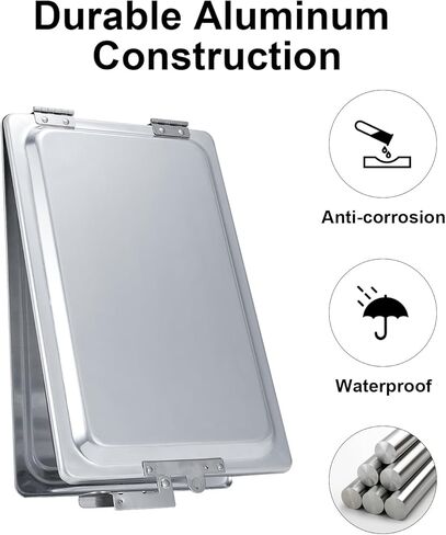 Truck and Trailer Aluminum Document Holder 3 Pack, Waterproof Document Holder Kit with Stainless Steel Hinges and Latch Storage for Packing Slips, Work Licenses and Permits in Saudi Arabia