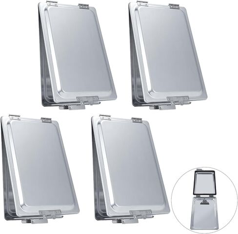 Truck and Trailer Aluminum Document Holder 3 Pack, Waterproof Document Holder Kit with Stainless Steel Hinges and Latch Storage for Packing Slips, Work Licenses and Permits in Saudi Arabia