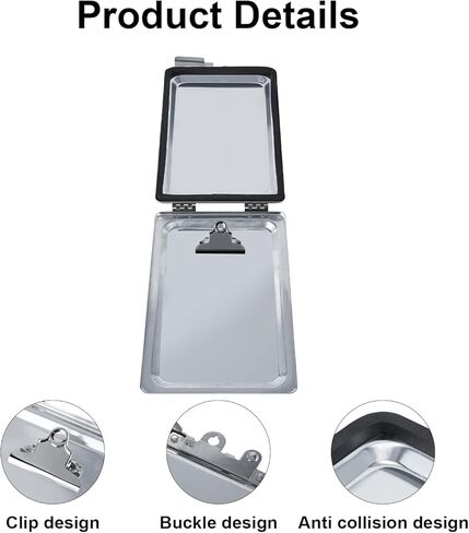 Truck and Trailer Aluminum Document Holder 3 Pack, Waterproof Document Holder Kit with Stainless Steel Hinges and Latch Storage for Packing Slips, Work Licenses and Permits in Saudi Arabia