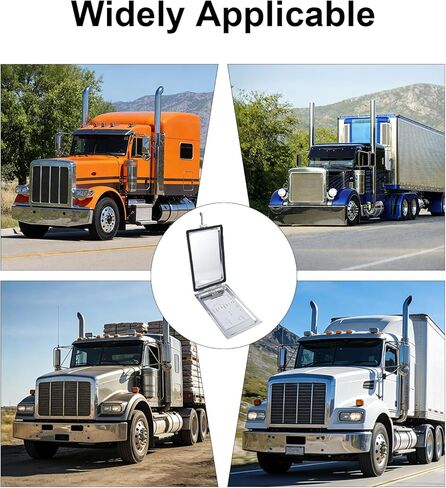 Truck and Trailer Aluminum Document Holder 3 Pack, Waterproof Document Holder Kit with Stainless Steel Hinges and Latch Storage for Packing Slips, Work Licenses and Permits in Saudi Arabia