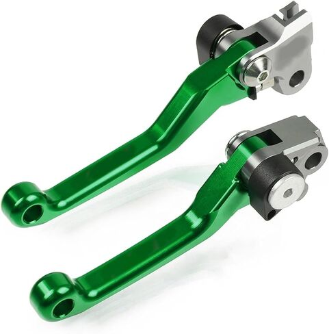 for K&awasaki KLX 140R KLX140R KLX 140 R 2022 2023 CNC Dirt Bike Pivot Foldable Brake Clutch Levers Handlebar Handle Grips Lever(Black) in Saudi Arabia