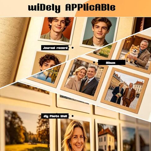 Compatible with Liene Amber M110 & M210 3x3″ Photo Paper 40 Sheets & 1 Cartridge, Sticker Paper Adhesive,Instant Photo Paper Only for DHP514/DHP515 Photo Printer for Scrapbook in Saudi Arabia