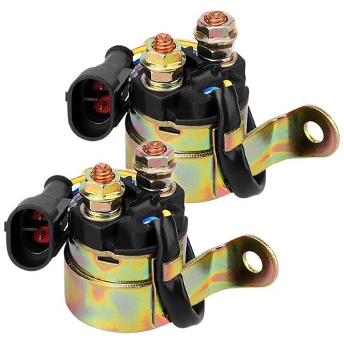 Starter Relay Compatible with 325 ACE Trail 330 400 450 500 550 570 700 800 900 RZR 1000(2 pcs) in Saudi Arabia