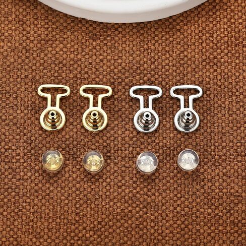 Earring Lifter Backs, EBFDOH T Shape Earring Backs for Droopy Ears Large Earring Backings for Heavy Earrings Big Support Backers for Studs Large Earing Backs,Mixed Color in Kuwait