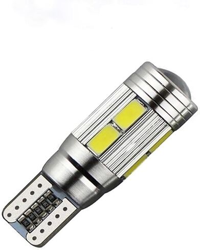 LED Canbus T10 10 SMD 5630 W2.1x9.5d W5W 192 194 12V سيارة إسفين وقوف السيارات مصباح سقف عرض مصباح (أبيض) in Kuwait