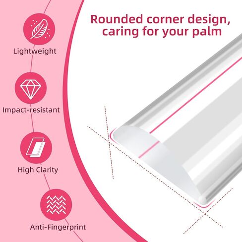 2 Pack Mahjong Line Finder,Mahjong Line Reader for NMJL Card with Guiding Line,Practical Gift for Mahjong Players,Mahjong Essential Accessories Set (Pink) in Saudi Arabia
